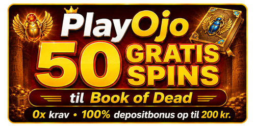 PLAYOJO Casino free spins til Book of Dead